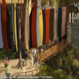 WWoHP Hogsmeade Concept Art DragonChallenge1
