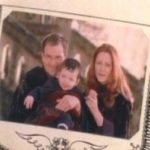 James and Lily with baby Harry