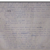 “Philosopher’s Stone” original manuscript (Part 3 of Page 1)