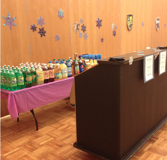 Yule Ball drink table