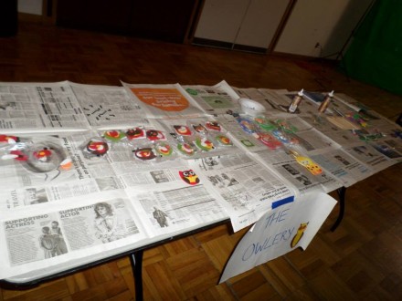 Yule Ball owlery table