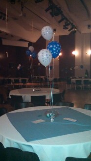 Yule Ball table centerpiece