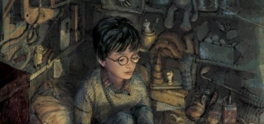 Harry in the cupboard illustration