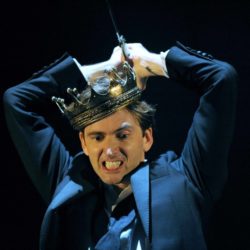 Fans can bid on a pair of black dress pants and a pair of sneakers from “Hamlet”, which were worn by David Tennant during the play’s run in 2008.