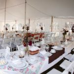Magical tent wedding