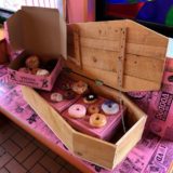 Coffin of doughnuts