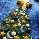 Hogwarts Christmas tree cookie