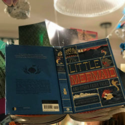 Copies of “The Little Mermaid and Other Fairy Tales” hung from the ceiling at the book launch.