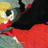 The warlock and the maiden illustration