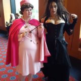 Sarah (Instagram: @r2doubled2_cosplay) and Lyrixx (Instagram: @lyrixxcosplay) as Dolores Umbridge and Bellatrix Lestrange