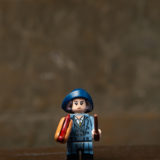 Tina’s LEGO minifigure includes a hot dog… and perhaps a little smudge of mustard on her face.