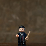 A Graves minifigure is included as a part of the “Fantastic Beasts” collectibles in the LEGO minifigures wizarding world series.