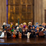 The complete LEGO minifigures wizarding world series – characters and props – is displayed at the Studio Tour.