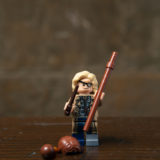 A couple of extra hair pieces included with Mad-Eye makes us question… Is it really Moody… or is it Barty Crouch, Jr. in disguise?