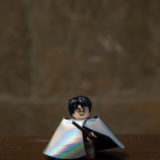 Harry is featured twice in the LEGO minifigures series (why not? He’s the title character) – in this case, in his PJs with his Invisibility Cloak.