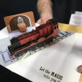 The inside of the Platform 9 3/4 card from Insight Editions is perfect for graduations!