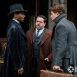 “Fantastic Beasts: The Crimes of Grindelwald”: Yusuf Kama (William Nadylam), Jacob Kowalski (Dan Fogler), and Newt Scamander (Eddie Redmayne)