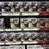 Shelves of “Fantastic Beasts” Pop! Funkos at Hamleys