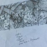 An early sketch of Brian Selznick’s 20th-anniversary covers