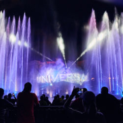 Guests can view the nighttime lagoon show from a new dedicated viewing area.