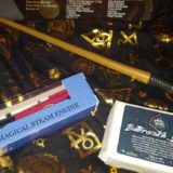 Geek Gear July 2018: Magical steam engine minature, butterscotch soap, and wand