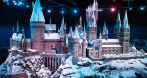 Hogwarts blanketed in snow