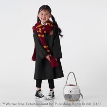 The adorable Gryffindor costume comes with the House cloak, tie, and scarf.