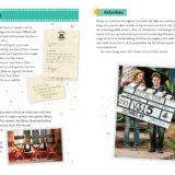 “Harry Potter: Imagining Hogwarts: A Beginner’s Guide to Moviemaking”, inside page showing behind the scenes of making a “Harry Potter” film