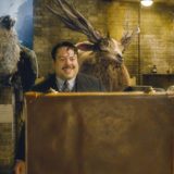 “Fantastic Beasts: The Crimes of Grindelwald”: Jacob Kowalski (Dan Fogler) with an Augurey, Leucrotta, and Mooncalves