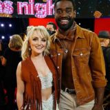 Evanna Lynch and Keo Motsepe after their jive performance on “Dancing with the Stars”