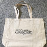 “Fantastic Beasts: The Crimes of Grindelwald” canvas bag, with movie logo