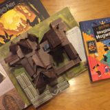 Insight Editions book bundle: “Harry Potter: A Pop-Up Guide to Hogwarts”, “Harry Potter: Creatures: A Paper Scene Book”, and “Harry Potter: Imagining Hogwarts: A Beginner’s Guide to Moviemaking”