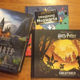 Insight Editions book bundle: “Harry Potter: A Pop-Up Guide to Hogwarts”, “Harry Potter: Creatures: A Paper Scene Book”, and “Harry Potter: Imagining Hogwarts: A Beginner’s Guide to Moviemaking”