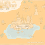 Kano map of Hogwarts