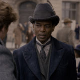 “Fantastic Beasts: The Crimes of Grindelwald”: Newt Scamander (Eddie Redmayne), Yusuf Kama (William Nadylam), and Jacob Kowalski (Dan Fogler)