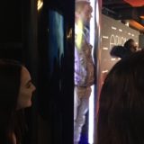 Tom Felton in the cryochamber photobooth at the “Origin” series premiere