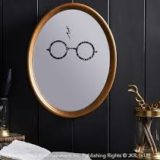 Mirror, mirror on the wall, who is the most magical of them all? The “Harry Potter” gold wizard mirror will have you checking your reflection in the mirror just to see yourself with those glasses and scar.