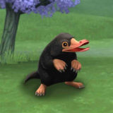 The Niffler in “Harry Potter: Hogwarts Mystery”