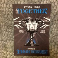 Included in this box was one of two print designs that show depict the Triwizard Tournament.