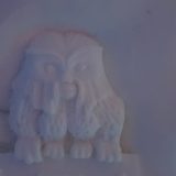 The Ice Hotel contains a carving of a Demiguise.