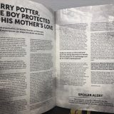 Article included in the “Harry Potter and the Cursed Child” souvenir brochure and programs from the Melbourne, Australia, premiere on February 22, 2019