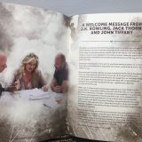 Welcome message from J.K. Rowling, Jack Thorne, and John Tiffany from “Harry Potter and the Cursed Child” souvenir brochure and programs from the Melbourne, Australia, premiere on February 22, 2019