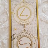 Wizard spell sheet, which is included with every Jelly Belly chocolate wand, showing the spell movements for the Stunning Spell and the Tongue-Tying Curse