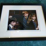 Once I removed the frame from the plastic it was in, I turned it over and saw the framed photo.