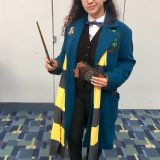 A truly FANTASTIC Newt Scamander. Note the pocket Pickett and Niffler pin!