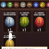 Players activate runestones to activate challenges.