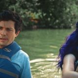 Christian Coulson and Naomi McDougall Jones in “Bite Me”, paddling on the lake