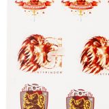 ConQuest HP Gryffindor House Sticker Set close-up baby lion crest