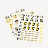 ConQuest HP Hufflepuff House Sticker Set, 3 sheets