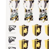 ConQuest HP Hufflepuff House Sticker Set close-up